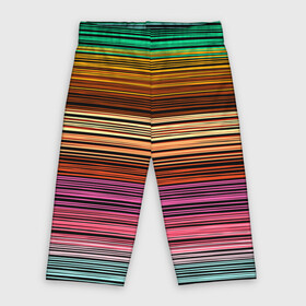 Велосипедки 3D с принтом Multicolored thin stripes Разноцветные полосы в Курске,  |  | multicolored | striped pattern | thin stripes | линии | полосатый узор | разноцветные полосы | разноцветный