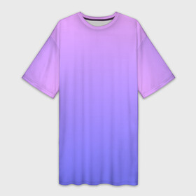 Платье-футболка 3D с принтом PINK PURPLE GRADIENT  ГРАДИЕНТ РОЗОВО ФИОЛЕТОВЫЙ в Курске,  |  | базовая | базовый | без дизайна | без лишнего | голубого | градиент | градиенты | малиновый | на каждый день | на лето | розово фиолетовый | розового | розовый | синего | синий | фиолетового