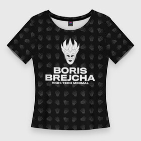 Женская футболка 3D Slim с принтом Boris Brejcha High Tech Minimal в Курске,  |  | boris brecha | boris brejcha | brecha | brejcha | dj | борис брежша | борис брейча | борис брейша | борис бреча | брежча | брейча | брейша | бреча | музыка | техно