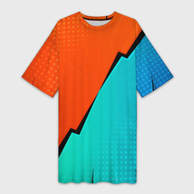 Платье-футболка 3D с принтом Геометрическая композиция  Fashion trend в Курске,  |  | color | composition | fashion | geometry | pop art | геометрия | композиция | мода | поп арт | цвет