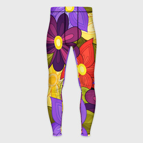 Мужские тайтсы 3D с принтом MULTICOLORED PANSIES в Курске,  |  | blue | bouquet | flora | floral | flower | nature | pattern | pink | purple | spring | summer | watercolor | yellow | акварельный узор | анютины глазки | букет | весна | желтый | лето | листья | разноцветный | розовый | синий | фиолетовый | флора