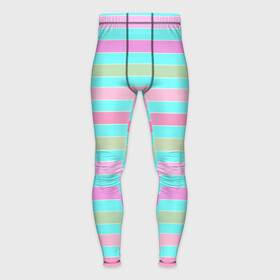 Мужские тайтсы 3D с принтом Pink turquoise stripes horizontal Полосатый узор в Курске,  |  | pink | stripes | turquoise | бирюзовый | горизонтальные полосы | зеленые полосы | полосатый узор | разноцветные полосы | розовый