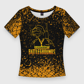 Женская футболка 3D Slim с принтом PlayerUnknown s Battlegrounds  брызги в Курске,  |  | announ | battle | battleground | battlegrounds | game | games | lite | logo | mobile | player | playerunknown | pubg | royale | анноун | батл | батлграунд | згип | игра | игры | лайт | лого | логотип | логотипы | мобайл | онлайн | пабг | плеер |