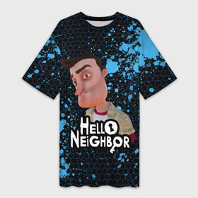 Платье-футболка 3D с принтом Hello Neighbor  Привет сосед  Ник Рот в Курске,  |  | hello neighbor | видеоигра | игра | ник рот | привет сосед | сосед | теодор питерсон