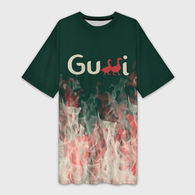 Платье-футболка 3D с принтом gucci  огонь в Курске,  |  | fasion | gold | gucci | gussi | trend | гусси | гуччи | золото | золотой | мода | одежда | тренд | тренды