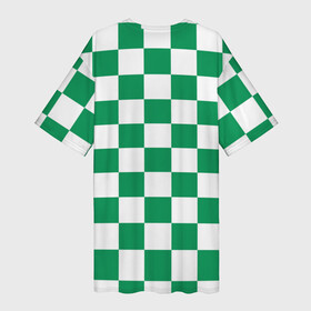 Платье-футболка 3D с принтом ФК Ахмат на фоне бело зеленой формы в квадрат в Курске,  |  | 1958 | ахмат | ахмат сила | грозный | квадрат | сила | фк ахмат | форма | футбол | чечня