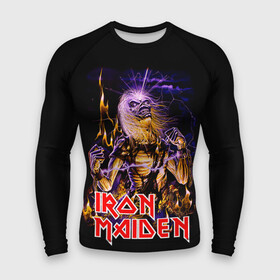 Мужской рашгард 3D с принтом Iron Maiden  рок 80 х в Курске,  |  | iron maiden | железная дева | металл | рок | хеви металл