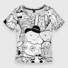 Женская футболка 3D Slim с принтом ЯПОНСКИЕ ШТУЧКИ в Курске,  |  | japan | асихара но накацукуни | государство япония | ниппон | нихон | ооясимагуни | страна восходящего солнца | япона | япония | японские | японские штучки
