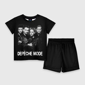Детский костюм с шортами 3D с принтом Depeche Mode  black  white portrait в Курске,  |  | 80s | 80е | alternative rock | bands | depeche mode | music | pop | synthpop | алан уайлдер | альтернатива | группы | депеш мод | дэйв гаан | мартин гор | мужчины | музыка | музыканты | поп | портрет | синти поп | энди флетчер