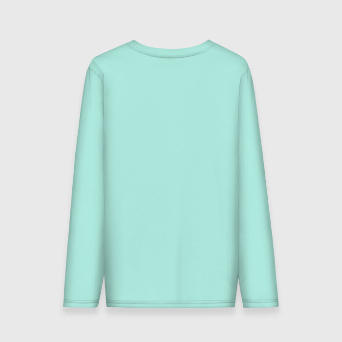 Мужской лонгслив хлопок Зарплата разная фото