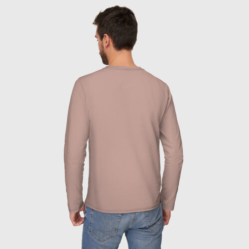 Мужской лонгслив хлопок Зарплата разная фото