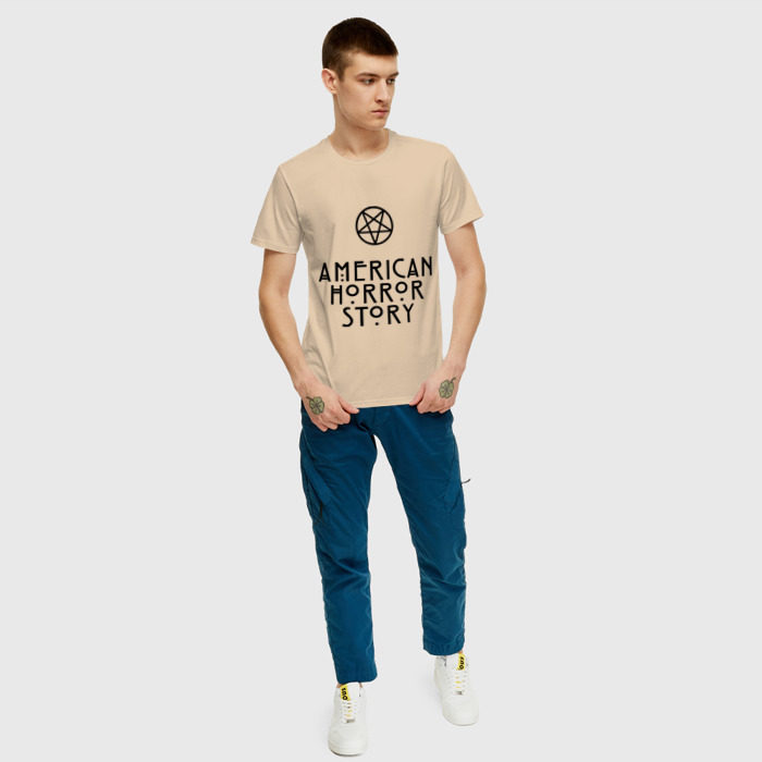 Мужская футболка хлопок American horror story фото