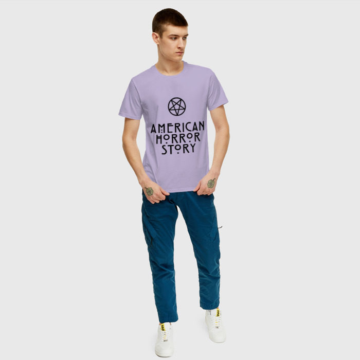 Мужская футболка хлопок American horror story фото