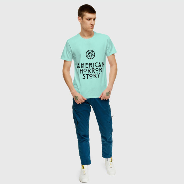 Мужская футболка хлопок American horror story фото