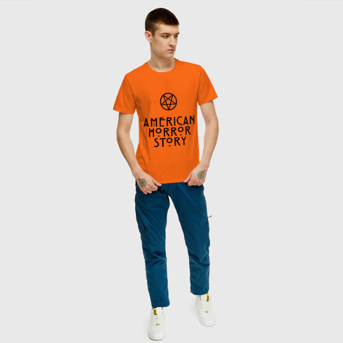 Мужская футболка хлопок American horror story фото