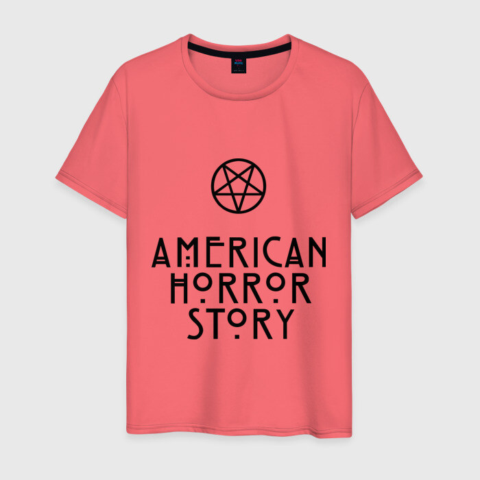 Мужская футболка хлопок American horror story фото