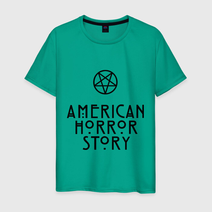 Мужская футболка хлопок American horror story фото