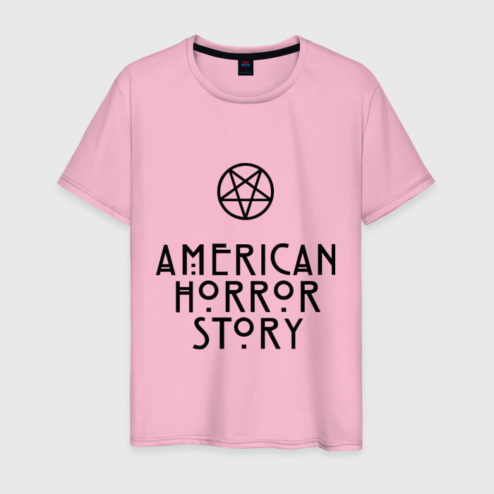 Мужская футболка хлопок American horror story фото