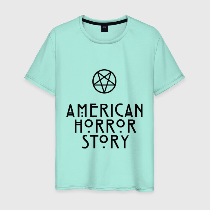 Мужская футболка хлопок American horror story фото