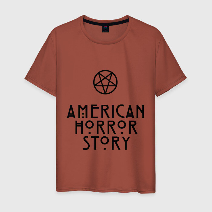 Мужская футболка хлопок American horror story фото