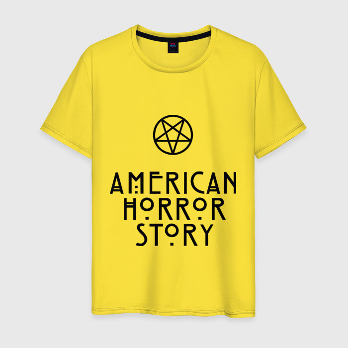 Мужская футболка хлопок American horror story фото