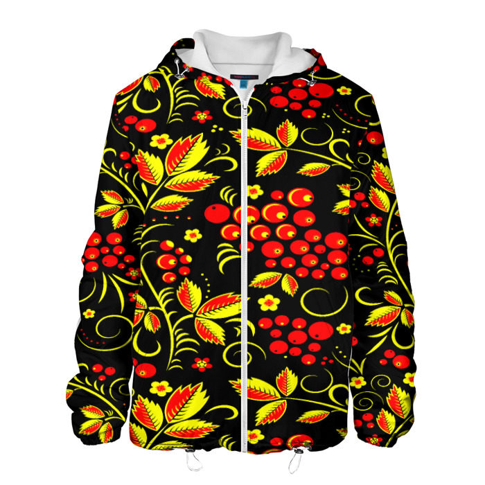 Мужская куртка 3D Хохлома фото