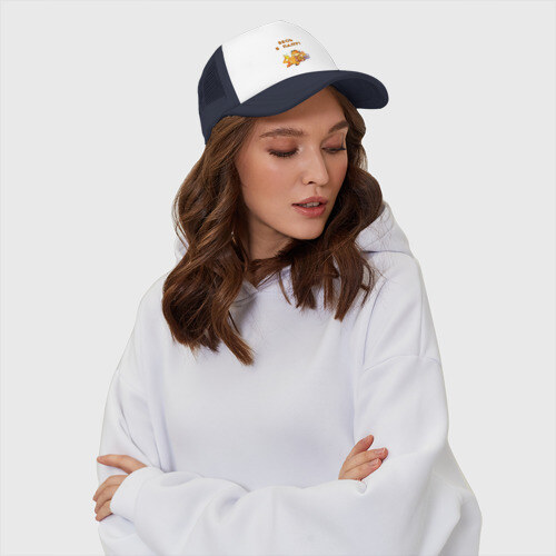 Кепка тракер с сеткой Весь в Папу! фото