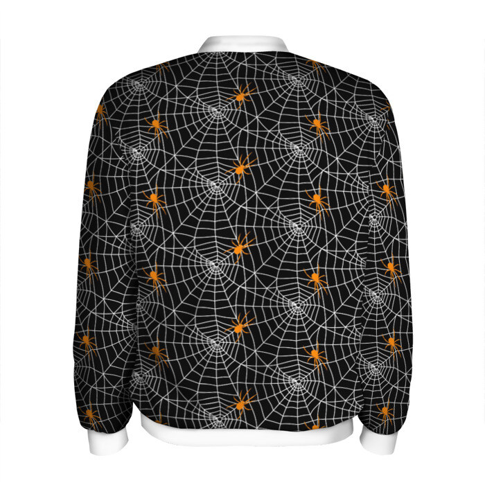 Мужской бомбер 3D Паутина фото