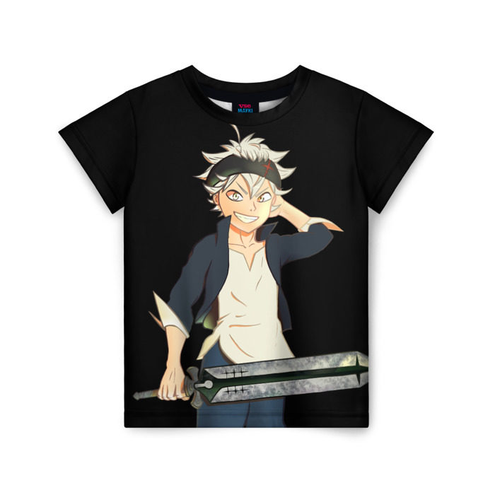 Детская футболка 3D Black Clover фото