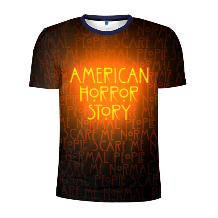 Мужская футболка 3D спортивная AHS фото