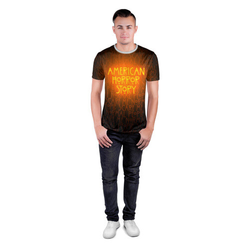 Мужская футболка 3D спортивная AHS фото