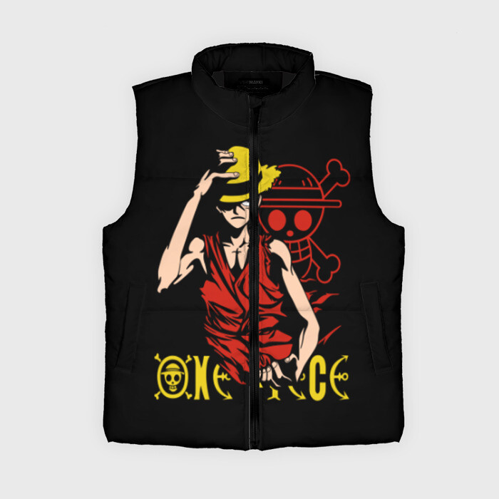 Женский жилет утепленный 3D One Piece мое почтение фото