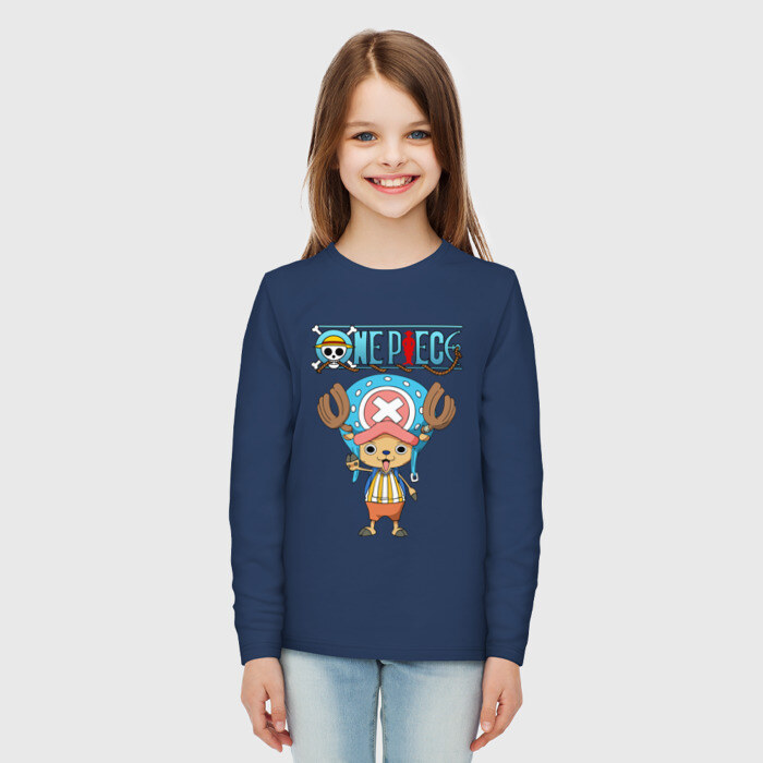 Детский лонгслив хлопок One Piece фото
