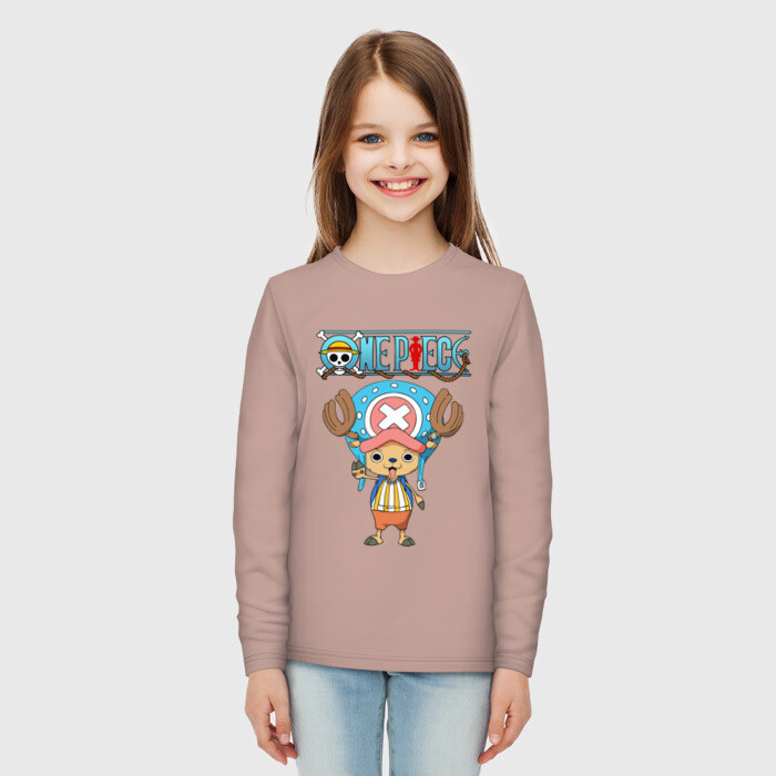 Детский лонгслив хлопок One Piece фото