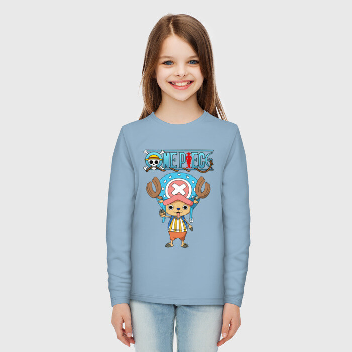 Детский лонгслив хлопок One Piece фото