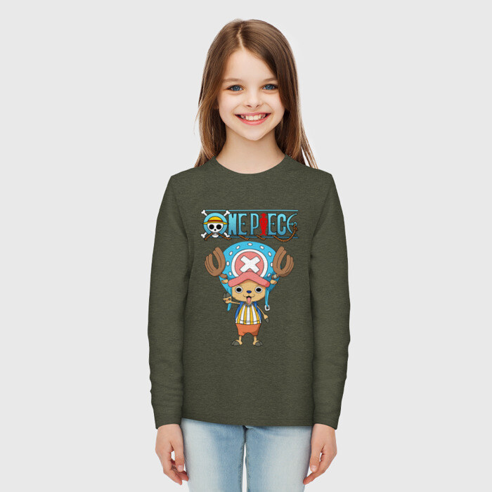Детский лонгслив хлопок One Piece фото