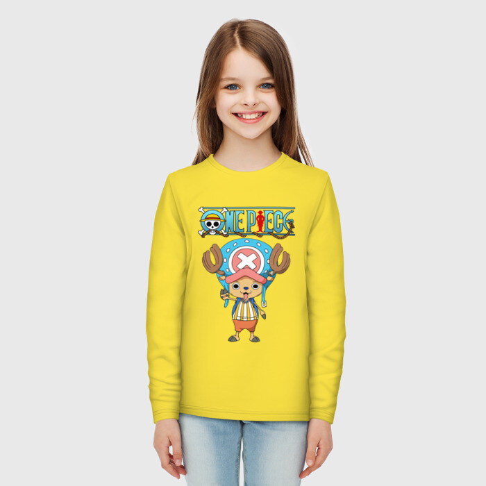 Детский лонгслив хлопок One Piece фото