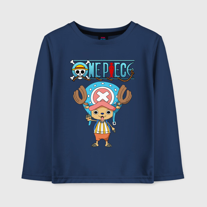 Детский лонгслив хлопок One Piece фото