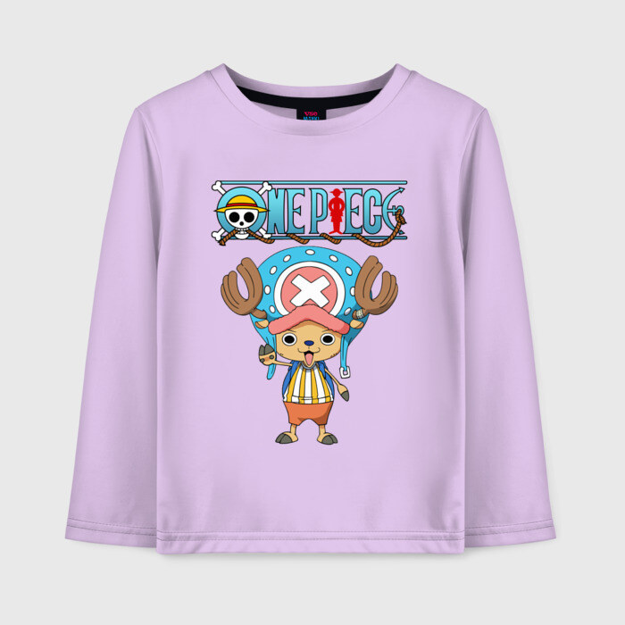 Детский лонгслив хлопок One Piece фото