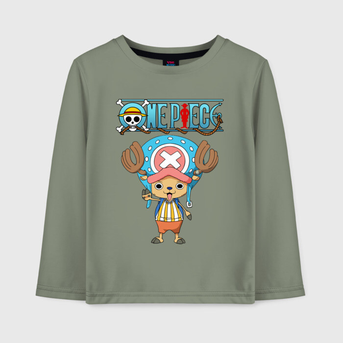 Детский лонгслив хлопок One Piece фото