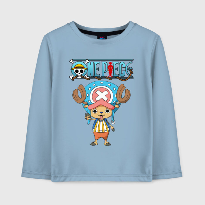 Детский лонгслив хлопок One Piece фото