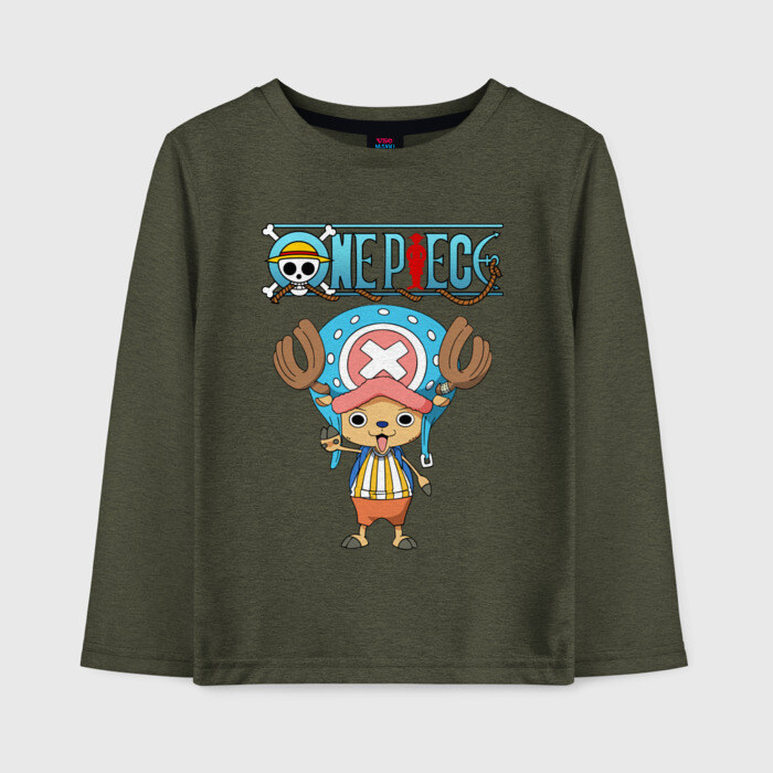Детский лонгслив хлопок One Piece фото