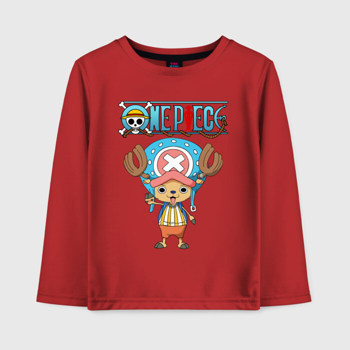 Детский лонгслив хлопок One Piece фото