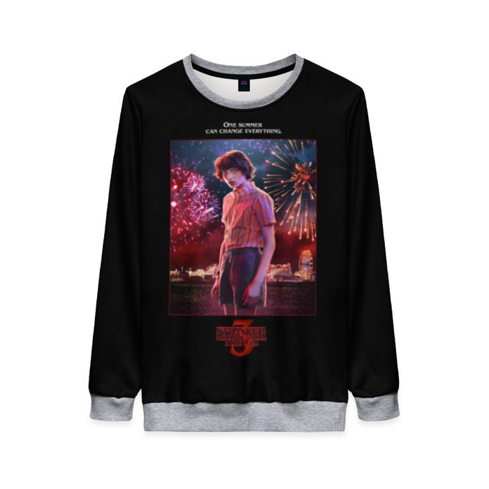 Женский свитшот 3D Mike Stranger Things 3 фото