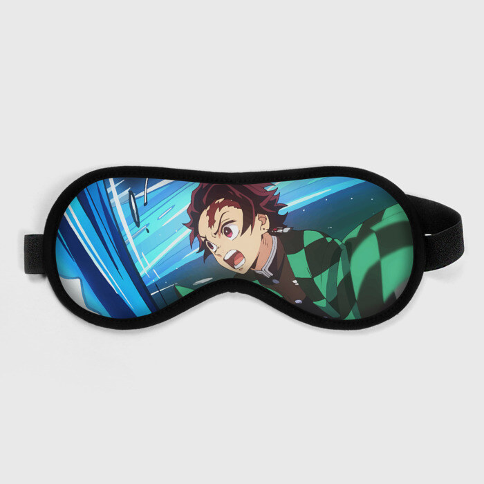 Маска для сна 3D Клинок рассекающий демонов фото