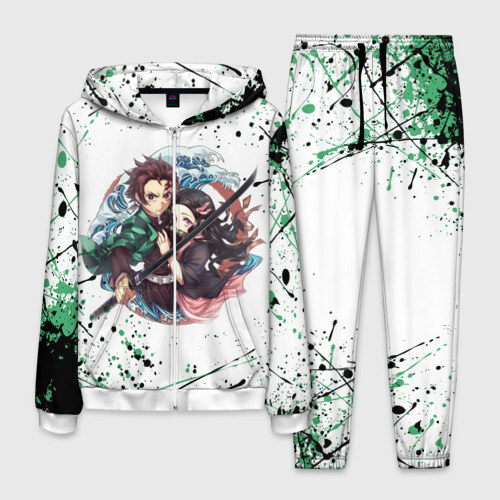 Мужской костюм 3D KIMETSU NO YAIBA фото