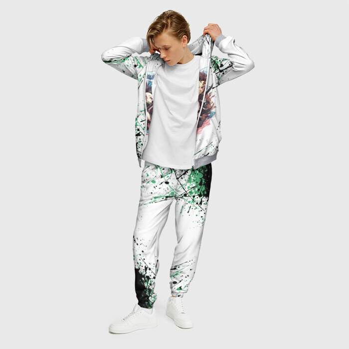 Мужской костюм 3D KIMETSU NO YAIBA фото