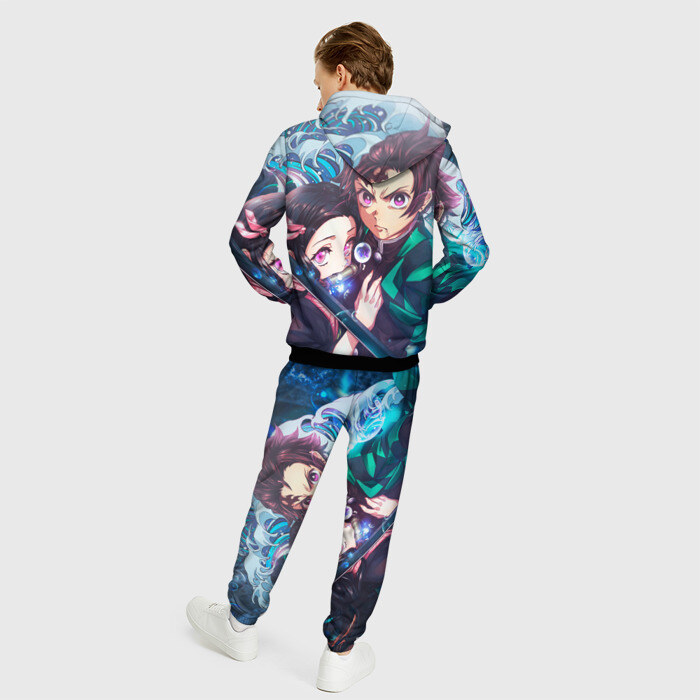 Мужской костюм 3D KIMETSU NO YAIBA фото