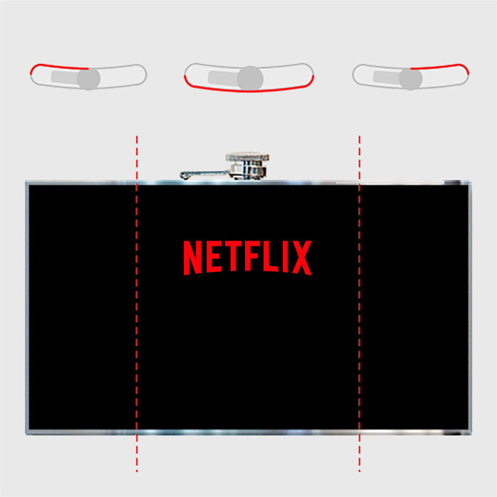 Фляга NETFLIX фото
