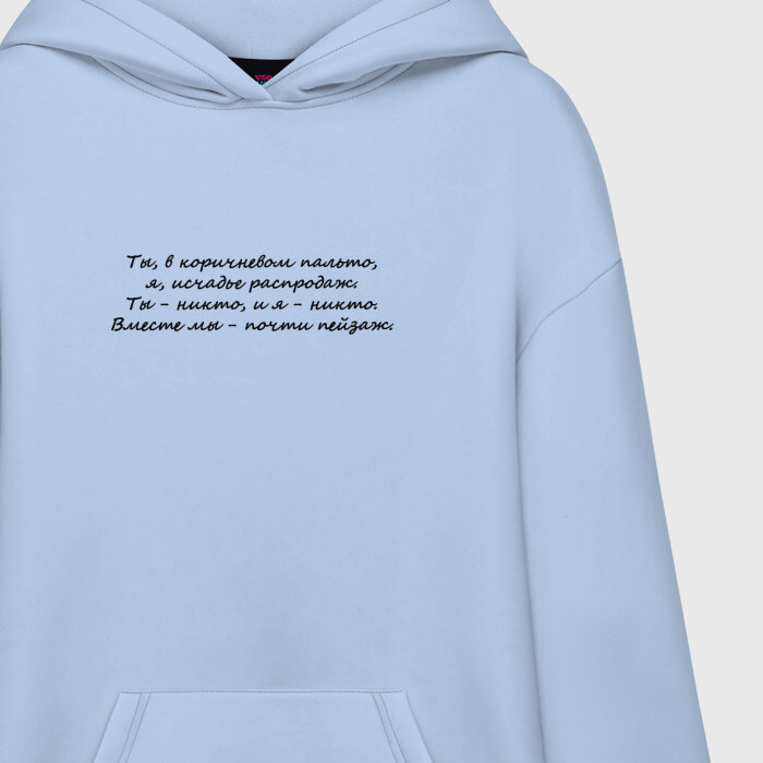 Худи SuperOversize хлопок И. Бродский В горах фото